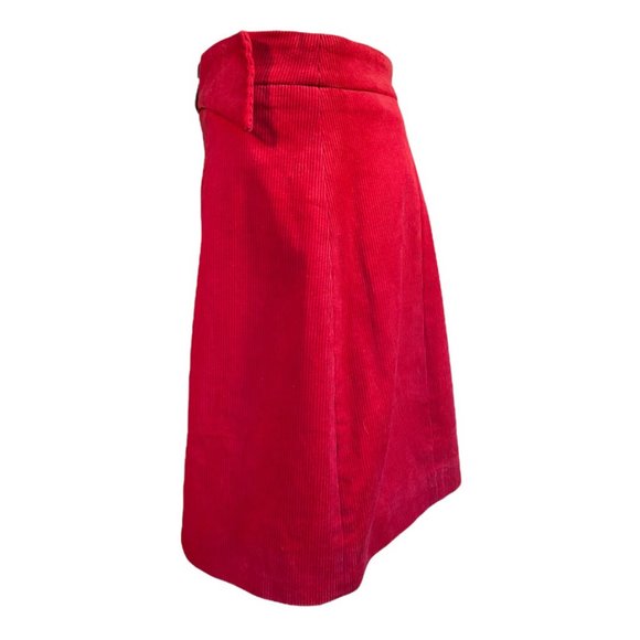 💰 5 FOR $40 / GLAMOROUS FUCHSIA PINK CORD MINI SKIRT (SZ 6) EUC - Picture 5 of 9